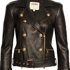 Women’s Size Small L’AGENCE LAMB’S SKIN l.